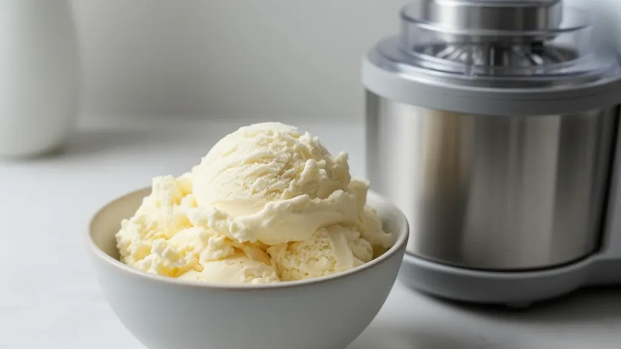 Domowe lody waniliowe: przepis na 600-700 ml w 15 minut