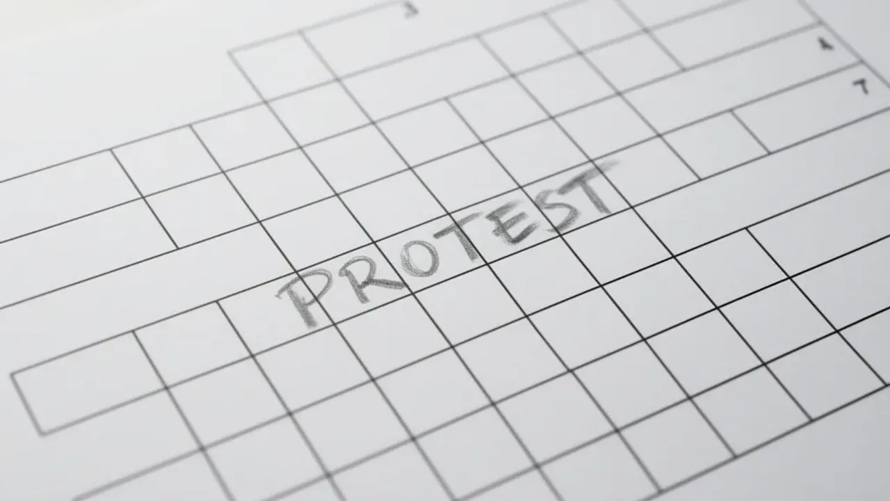 Rozwiązania hasła protest do krzyżówki